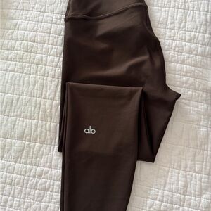 ALO Yoga Chocolate Brown Leggings